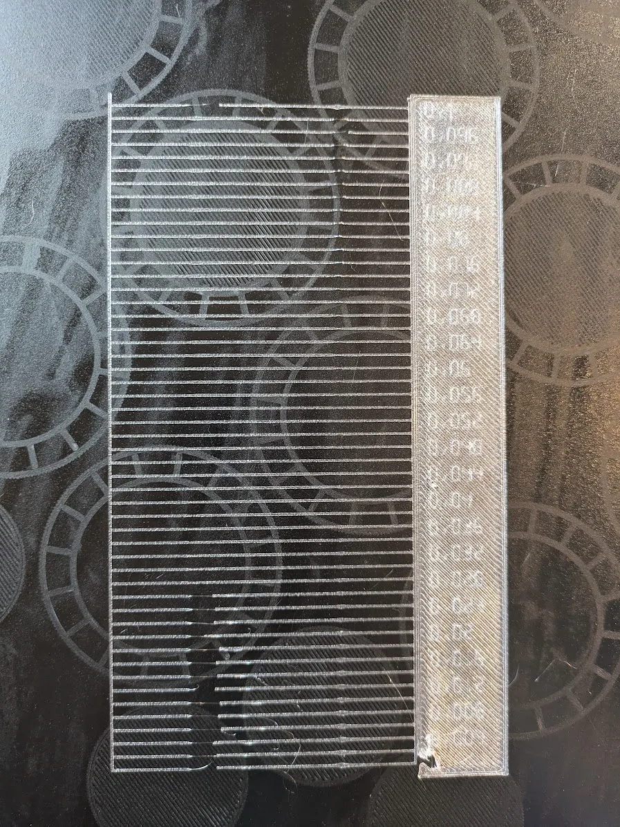 Pressure Advance Test